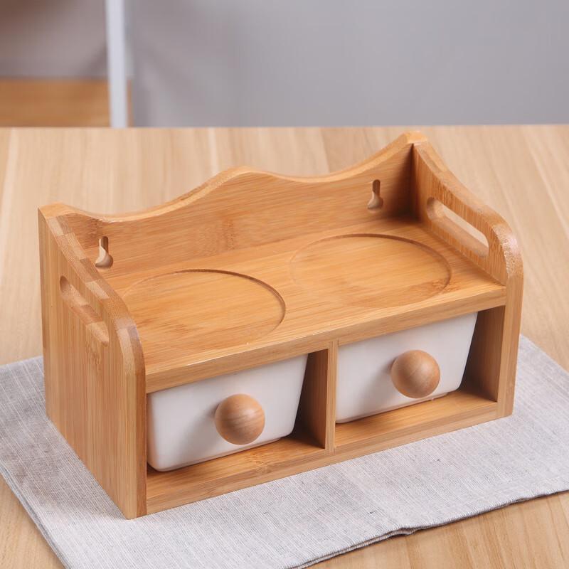 Keramik-Gewürzglas-Set mit Diamantmuster