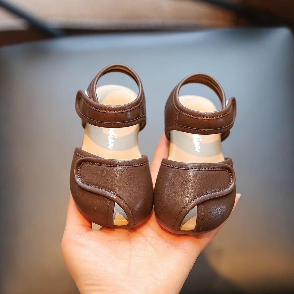 Soft Sole Closed-Toe Toddler Princess Sandals - Baby & Child Summer Walking Shoes