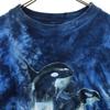Churinga 90s Old Short sleeve T-shirt L Blue Men's Used