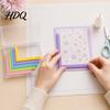Scrapbook Paper Alignment Crafting Guides with Storage Case 5 Pcs Color-Coded L-Shaped Flat Border Guide Spacers Size Tabs for Card Making