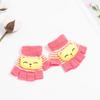 Kids Cartoon Animal Warm Gloves Handwoven Half Finger Gloves Universal Handwear
