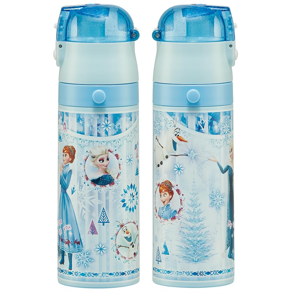 Skater Stainless Steel Water Bottle Direct Drinking 470ml Disney Frozen 24 Lightweight Type Cold Storage Waterbottle Sports Bottle Cute Kids Children