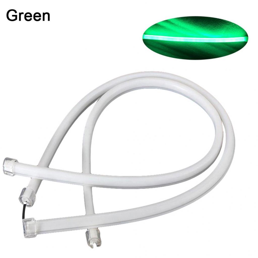 Decorazione della luce di striscia del tubo flessibile flessibile DRL per auto a LED da 2 pezzi