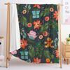 Digital Print Flannel Blanket Wish Christmas Blanket Flannel Blanket