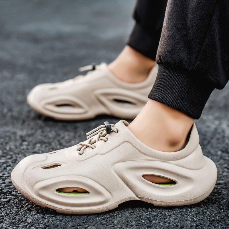 Fashion Men EVA Slippers Summer Upstream Shoes Water Breathable Wading Aqua Shoes Male Mesh Non-Slip Quick Drying Sandals Sneakers