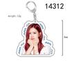 BLACKPINK Acrylic Double-Sided Keychain: Lisa, Jisoo, Jennie, Rosé
