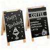 Multipurpose Folding Blackboards Natural Wood Design Mobile Chalkboards Suitable for Multiple Space Meetings Classrooms