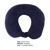 Travel Pillow Comfortable U-shaped Polyester Soft Touching Lazy Support Travel Pillow for Dorm