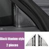 For Lexus ES 350h 350e 500e 2026 2027 Front Door A Pillar Triangle Stainless Steel Decorative Cover Car Interior Trim Accessorie