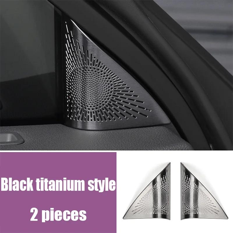 For Lexus ES 350h 350e 500e 2026 2027 Front Door A Pillar Triangle Stainless Steel Decorative Cover Car Interior Trim Accessorie