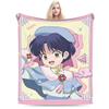 Ranma 1/2 Akane Tendo Blankets Velvet Spring/Autumn  Portable Lightweight Thin Throw Blanket for Bed Outdoor Rug Piece