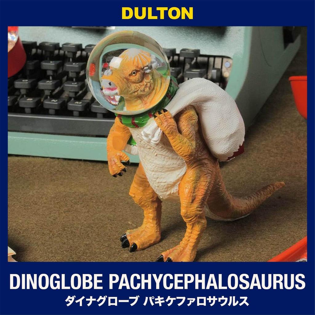 Dalton Dinosaur Snow Globe Pachycephalosaurus Water Christmas Height Width Depth Globe, Gift, 140mm, 140mm, 70mm, ZE-0693