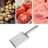 Cortador de Acero Inoxidable para Cebolla Tomate Carne para el Almuerzo Cortador de Huevos con Forma de Flor Cortador de Fruta Utensilios de Cocina