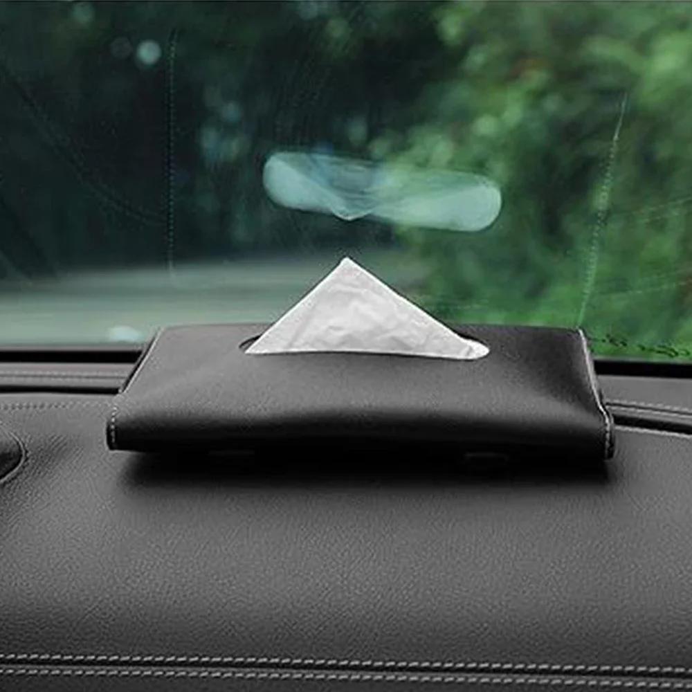Car Cartoon Tissue Box Hanging Sun Visor Sunroof Drawer Box Creative Car with Tissue Box