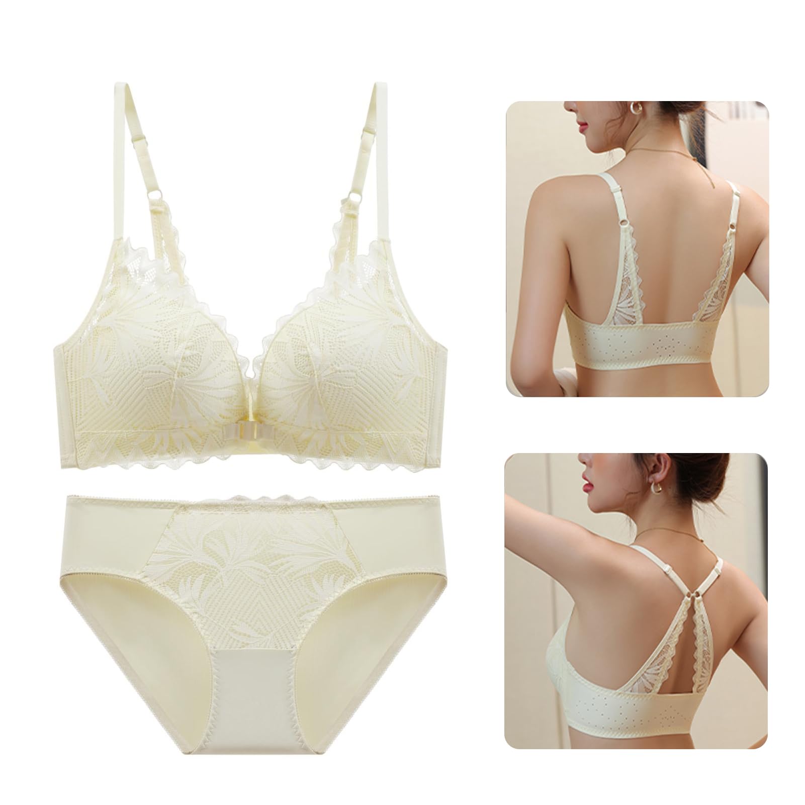 

beautiful bust cleavage bra and shorts underwear for bra and shorts sexy and high corrective for day and night use [MACITEET] [Open front, back, lift,
