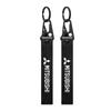 Cxfnzt1 1/2PCS Car Nylon Metal Emblem Keychain Lanyard Key Rings For Mitsubishi Eclipse Cross Space Star Outlander Asx Galant Fortis EX