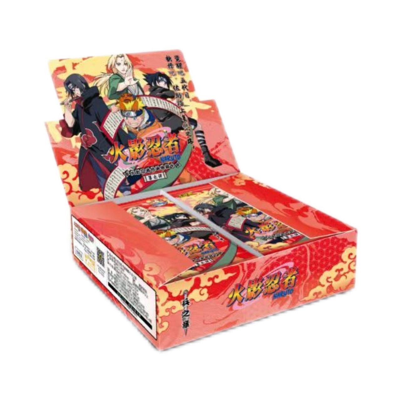 Box Naruto Cards Uzumaki Sasuke Ninja Game Collection Rare Cards Box Flash Card Naruto Box Collection Cards