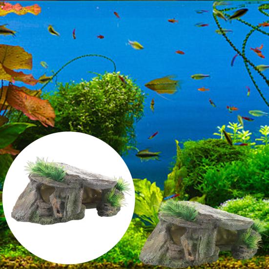 Schildkröten-Terrasse, lichtecht, Simulationsharz, Reptilien-Schildkröte, Sonnenplattform, Aquarium, Landschaftsbau, Terrarium-Versorgung