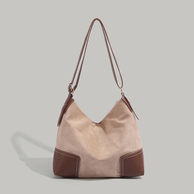 Vintage Large Capacity Bag 2024 New Autumn Winter Women's Bag Single Shoulder Crossbody Bag Fashion Versatile Stylish Tote Bag for Women