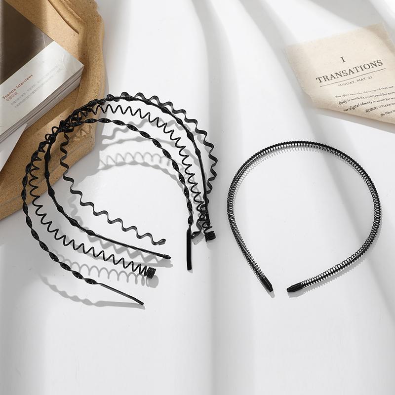 AISHG Non-slip Wash Wave Hair Bands for Women Invisible Movement Tide Simple Back Headwear Korean Hairband Girl Hair Accessories