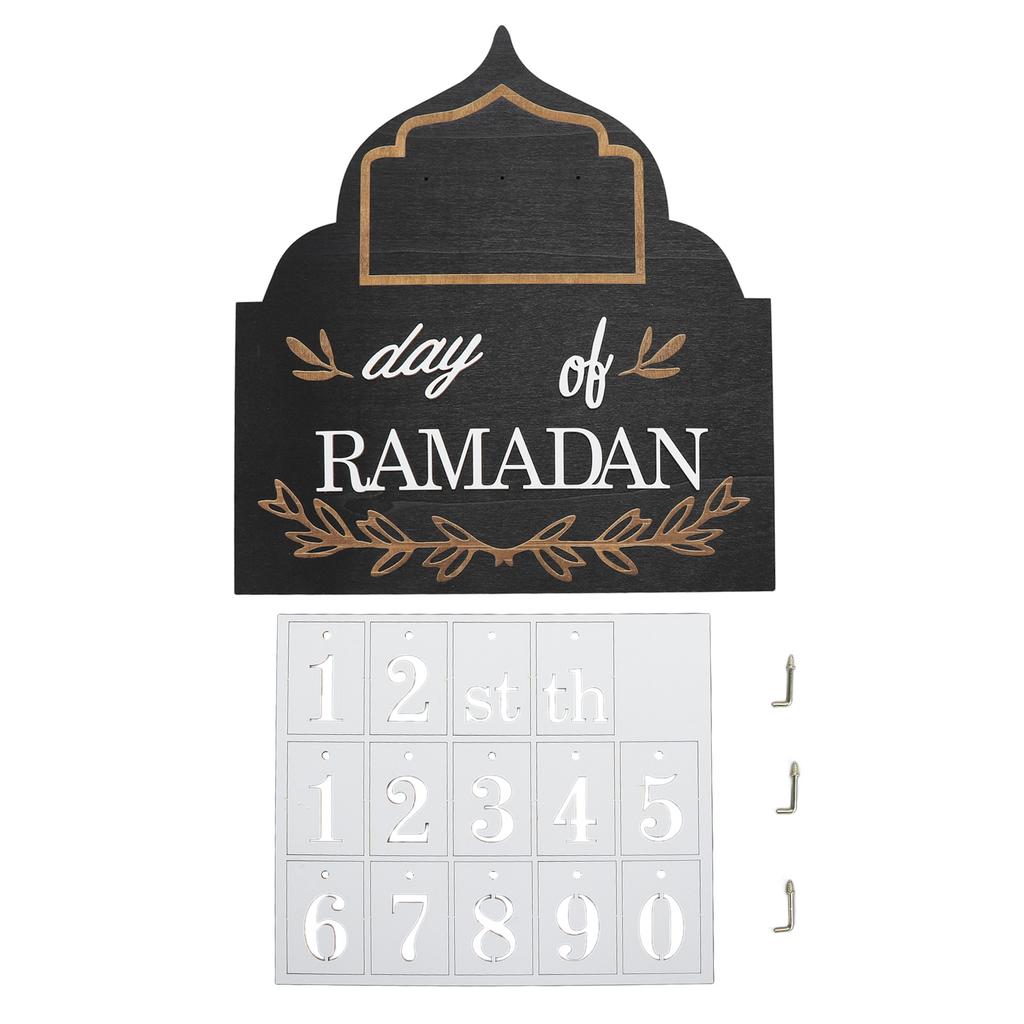 Eid Ramadan Mubarak Advent Calendar 2014  Wooden Ramadan Countdown Calendar Decoration for Home R