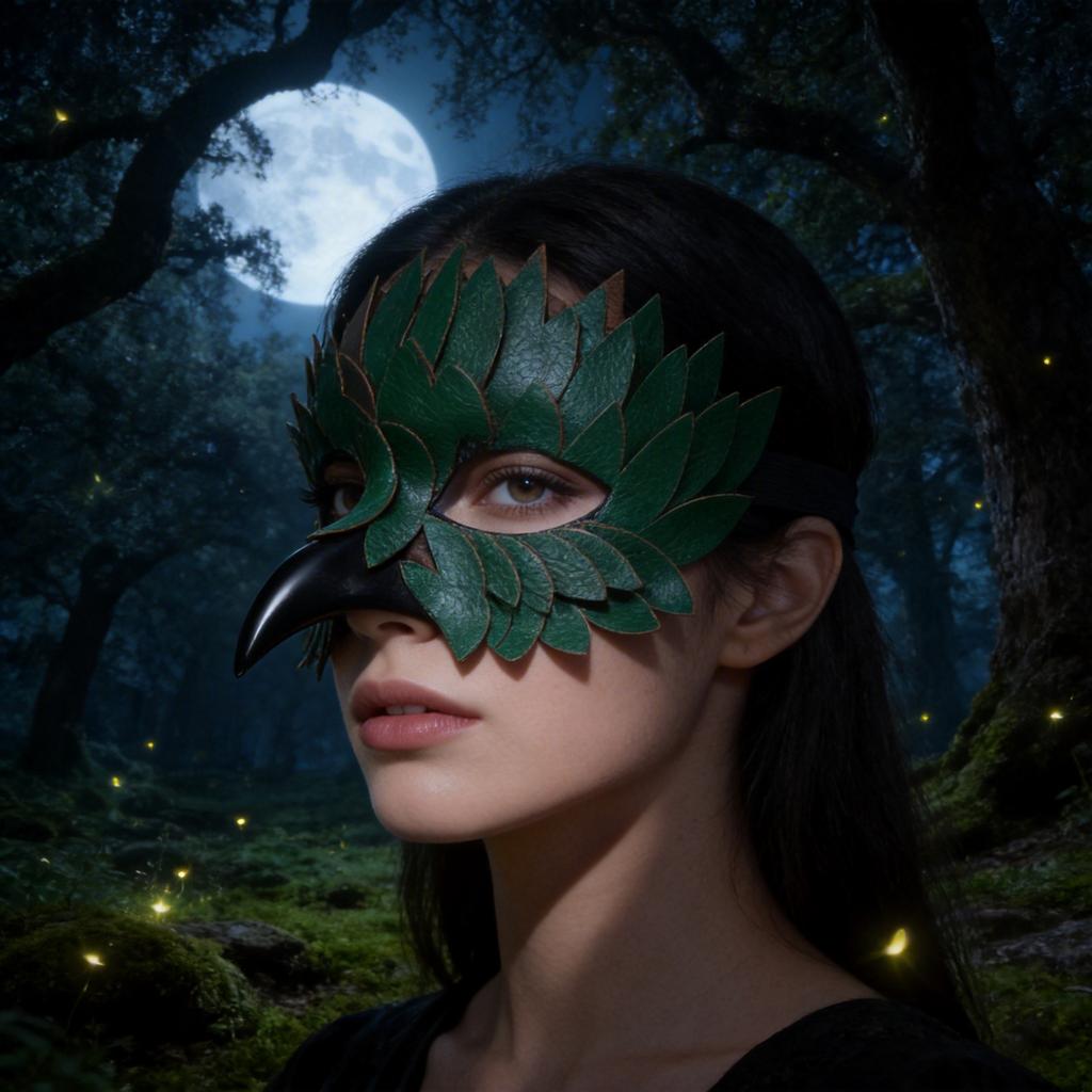 Costume Party Fun Bird Beak Mask Festival Mask Half Face Feather Mask Bird Beak Mask Lightweight Felt Material