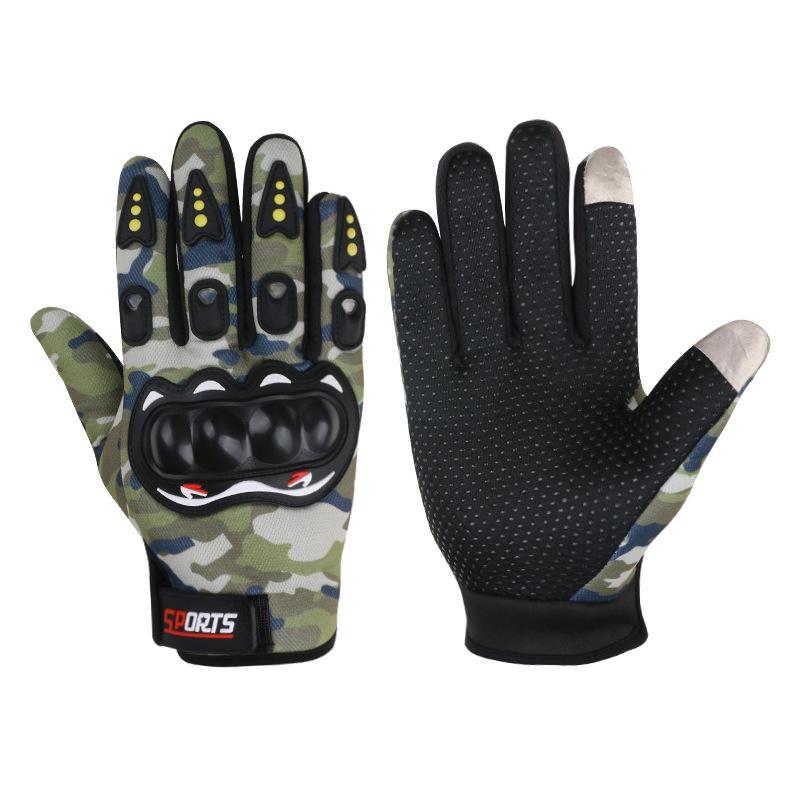 Luvas de Motocicleta Bicicleta Off Road Ciclismo ao Ar Livre Esportes Luvas Meio Dedo Luvas de Mountain Bike Dedo Inteiro com Tela Sensível ao Toque