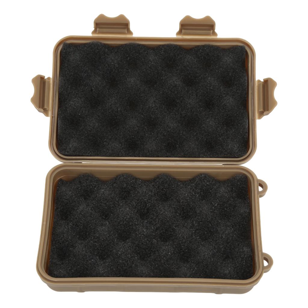 Wild Survival Storage Box High Strength Shockproof Waterproof Portable Camping Survival Kits for OutdoorBrown