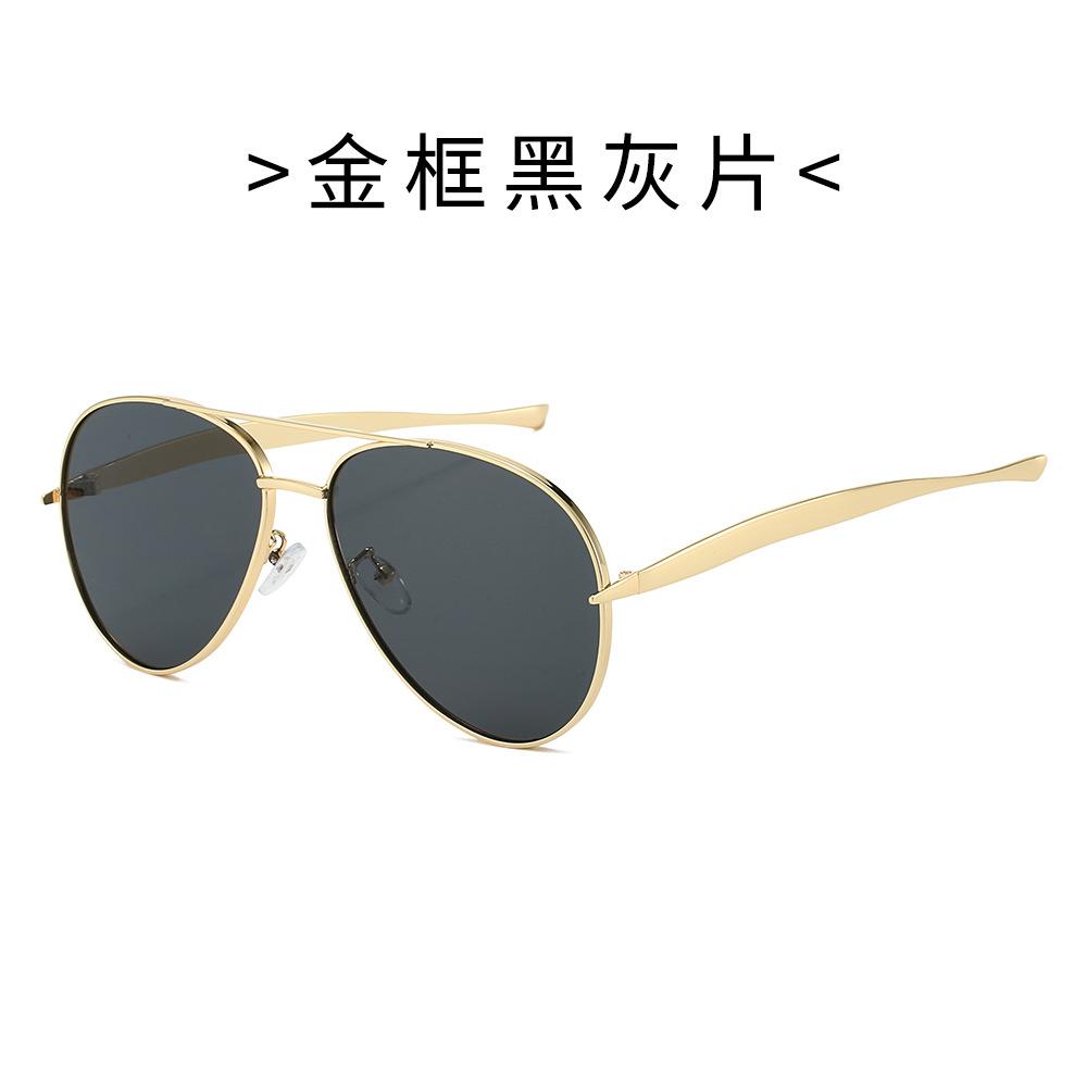 Retro aviator sunglasses with double bridge, steampunk style, vintage driver sunglasses, cycling sunglasses