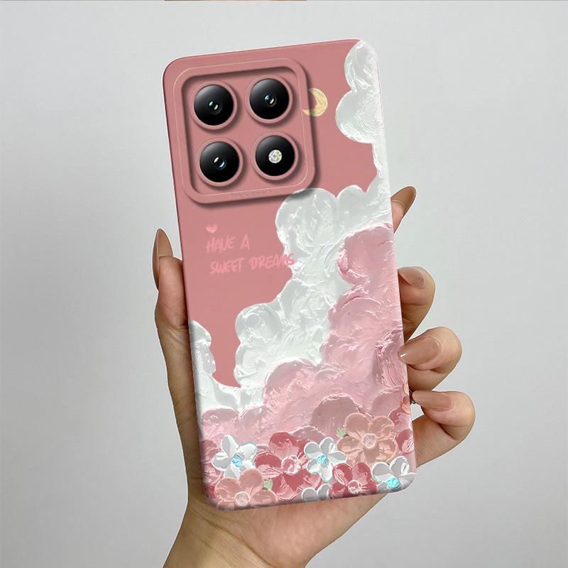 For Xiaomi 14T Pro Phone Case 14Tpro Soft Silicone TPU Sweet Painted Casing Cartoon Printed Shockproof Protective Back Cover