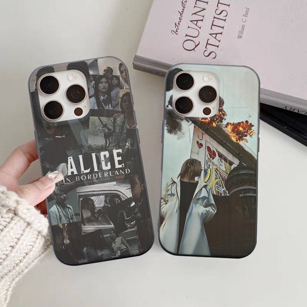 Alice In Borderland TV Suspense Soft Corrugated Transparent Phone Case For IPhone 17 15 16 11 12 13 14 Pro Max Plus Pro