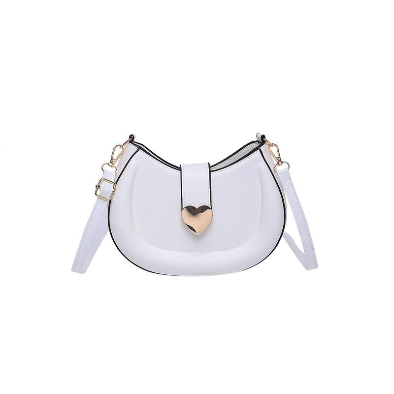 Cute Small Bag For Women Pu Material Street Style Shoulder Bag With Zipper Closure For Daily Use