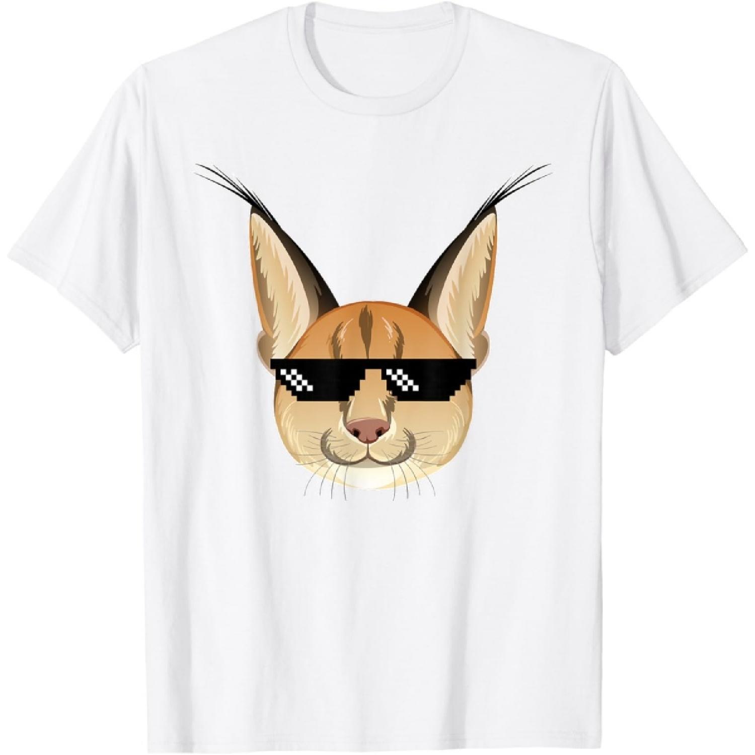 Мем Кот Флоппа Мем Кот Флоппа Кот Смешной Каракал Футболка(3) S