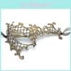 Face Lace Half Mask  Metallic Finish Themed Parties And Gatherings Cosplay