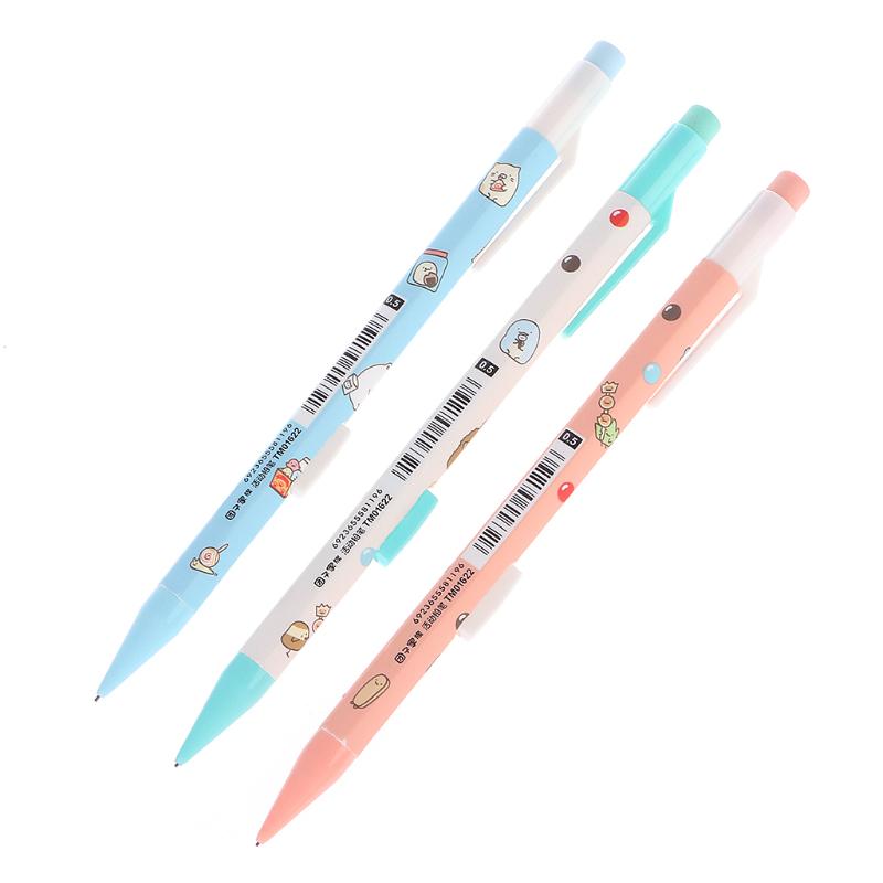 2pcs Random Style Cute Kawaii Mechanical Pencil School Office Supplies 0.5mm
