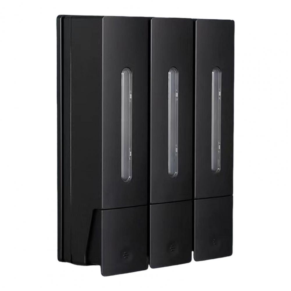 1set 400ml Soap Dispenser Bathroom Wall-mounted Soap Dispenser Waterproof Three-chamber For Kitchen Home Bathroom Accessories