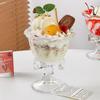 Elegant High-Stem Glasses for Ice Cream, Jelly, Champagne, Wine, Cocktails & Coffee