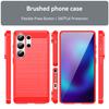 For Samsung Galaxy S26 Ultra Case Protective Phone Cover Carbon Fiber Texture Brushed
