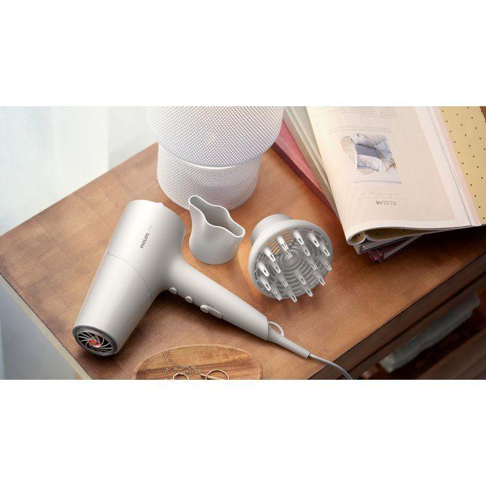 Sèche-cheveux - PHILIPS - BHD501/20 - ThermoShield - diffuseur - 2100 W