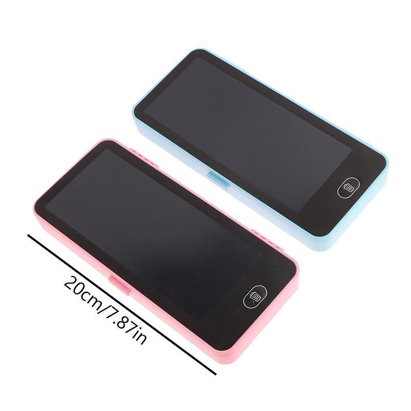 LCD Graffiti Writing Tablet Set, Magic Erasable Drawing Pad, Pencil Box, Perfect Kids' Toy Gift