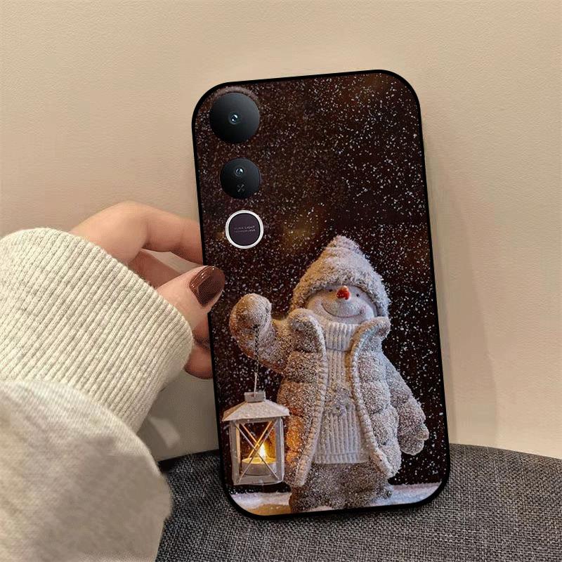 Świąteczne etui z nadrukiem do Vivo V50 Lite V40 SE V50E V27E V25E Y39 Y29 Y38 Y28 Y27 Y53S Y33S Y17S Y19S Miękkie etui ochronne na telefon z TPU