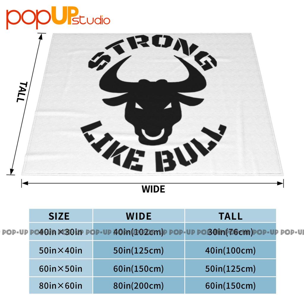 Bodybuilding Powerlifting Strong Like Bull Ultra-Soft Blanket Quilt Winter Sofa Cover Bed Covers