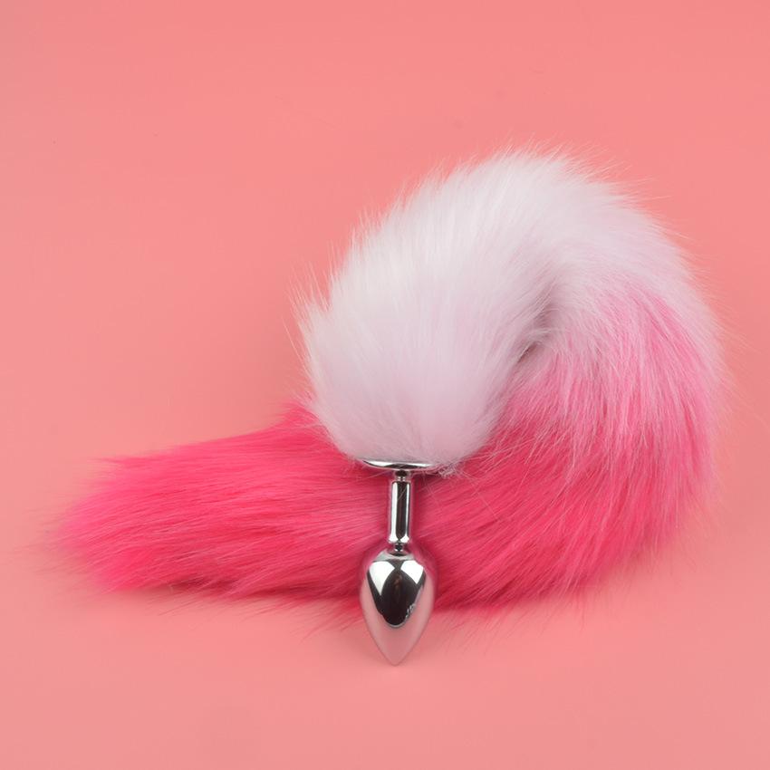 Sexy Fuchsschwanz Analplug Analspielzeug für Frauen Erwachsenes Geschlechtsprodukt Männer Buttplugs Edelstahl Analplug Cosplay Sexspielzeug für Paare