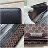 Used 593 CELINE Triomphe Pattern Retro Vintage Long Wallet