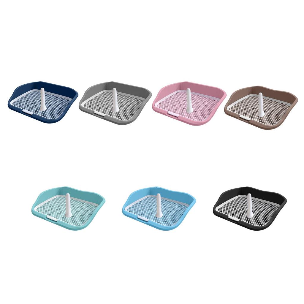 Mesh Dog Toilet *Litter Tray Pee Training Protection with Wall Small Urinal for