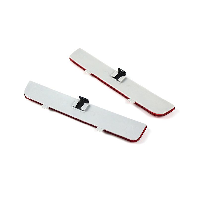 for Range Rover LR2 Rear Bumper Reflector Lights Pair Red Marker Lens Tail Fog Lamp Replacement Driving Safety