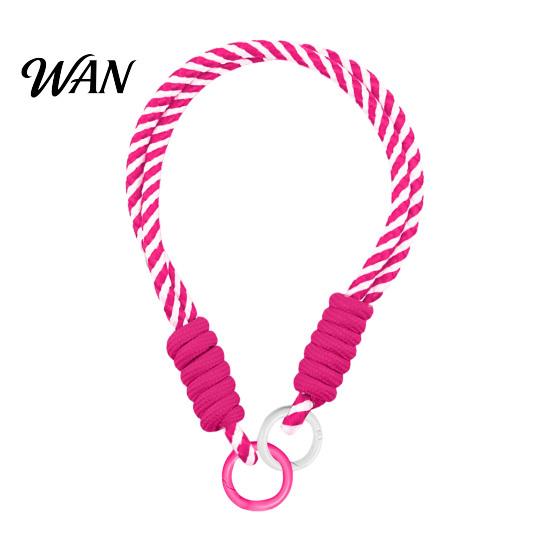 Braided Rope Accessory Pendant Short Wrist Strap with Hanging Ring Outdoor Activity Wear-Resistant Lightweight Lanyard Portable Water Bottles
