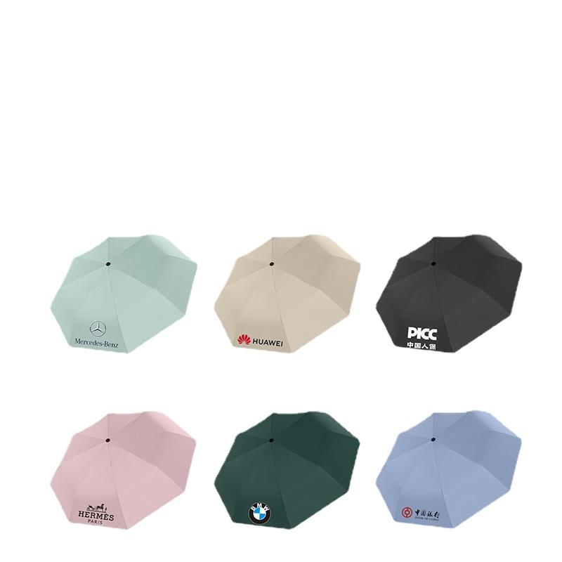 Capsule Sun umbrella Women's sunscreen anti-UV sunshade Clear umbrella dual-use mini five folding super light compact portable