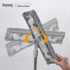 Uncle Dapeng 2026 Large Flat Mop: Home Use, One-Wipe Clean, Tile Floor, Cloth & Paper Clips.