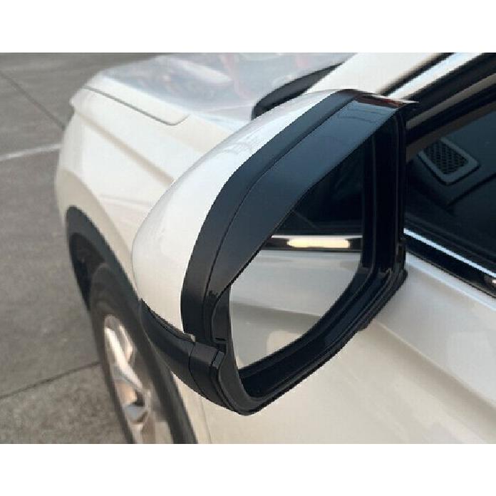 For Honda CR-V CRV Gloss Black ABS Rear View Mirror Rain Eyebrow Frame -2024